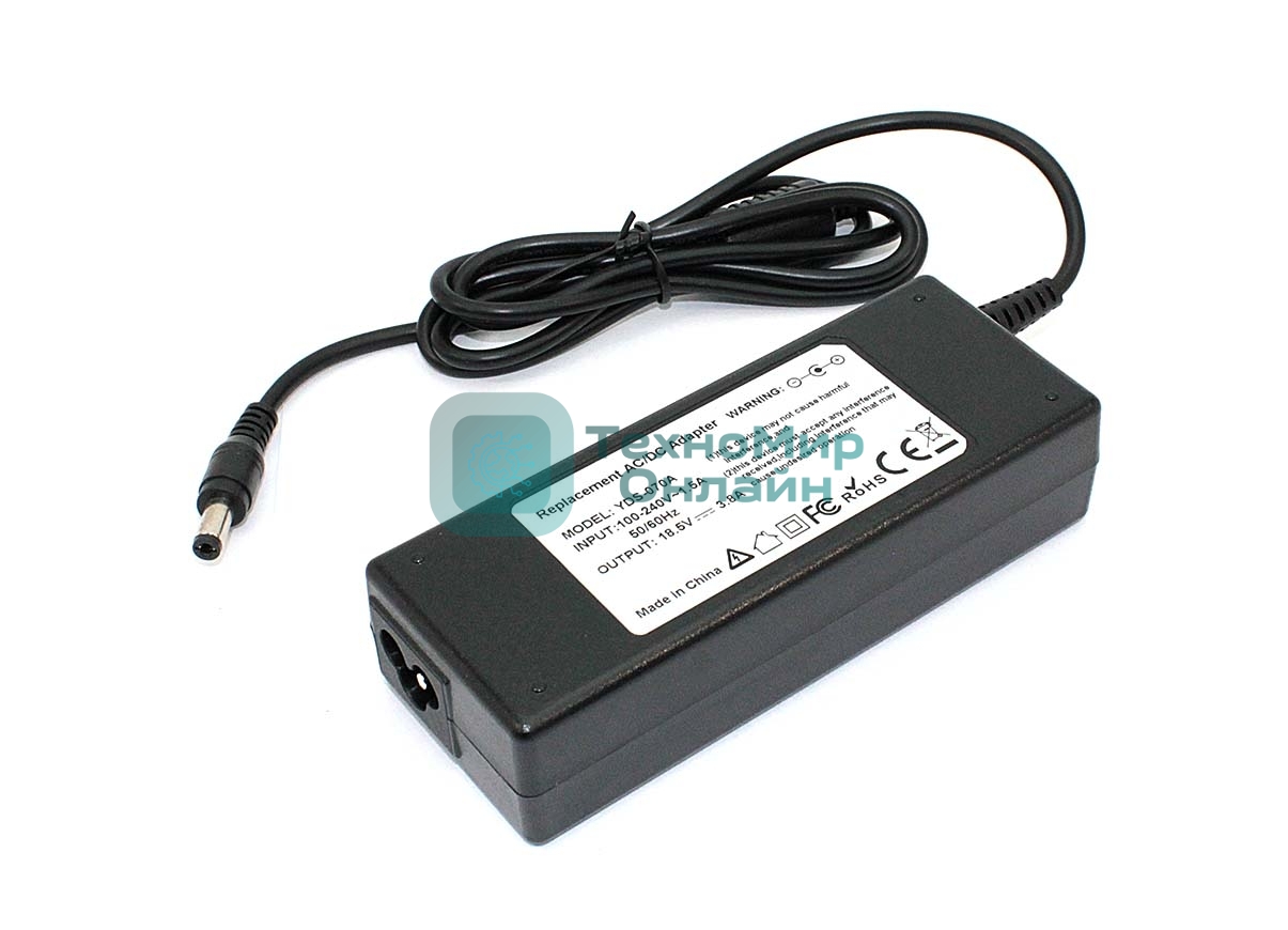 Блок питания (сетевой адаптер) для ноутбуков HP 18.5V 3.8A 5.5x2.5мм 70W OEM