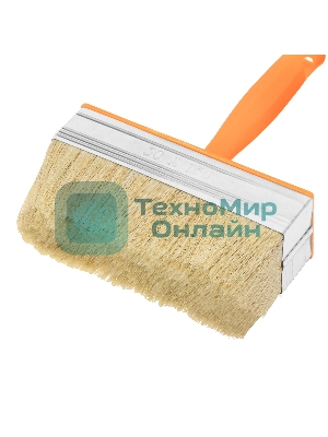 Кисть-ракля Sparta 50х150 мм, натуральная щетина, пластмассовый корпус, пластмассовая рукоятка