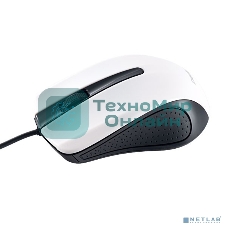 Мышь проводная Perfeo RAINBOW черный/белый, 1000 dpi, USB, кнопки - 3