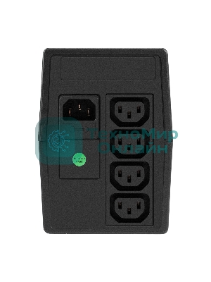 ИБП ExeGate Smart LB-600.LCD.AVR.4C13 (600VA/360W, LCD, AVR, 4*C13, батарея 12V 7.2Ah, Black)