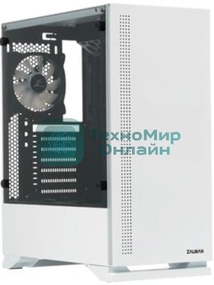 Компьютерный корпус ZALMAN S5, ATX, WHITE, WINDOW, 2xCOMBO (3.5