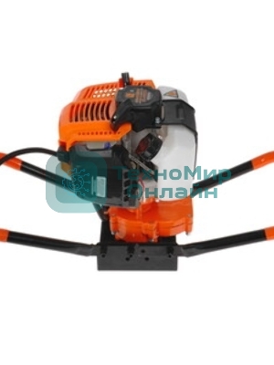 Мотобур Carver AG-43/000 бытовой 2-х такт. 1250Вт 1.7л.с. 43см3 6500об/мин