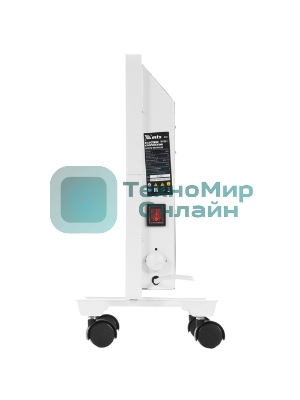 Конвектор электрический MTX CH-1000, белый, 1000 Вт, 10 м2, термостат