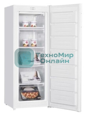 Морозильная камера Kraft KF-HS 225 W, белый, 168л, 5 ящиков