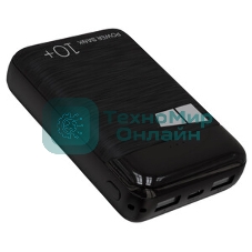 Портативный аккумулятор MORE CHOICE (4620202552532) PB19-10 черный - 10000mAh 2USB