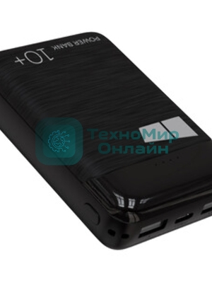 Портативный аккумулятор MORE CHOICE (4620202552532) PB19-10 черный - 10000mAh 2USB