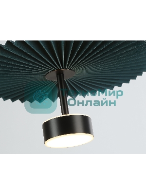 Светильник Ambrella light LH72605 BK/DB черный/синий 6W 3000K D300*260-1770