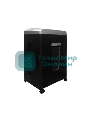 Шредер ГЕЛЕОС УП21-7, DIN P-7 (7 ур-нь секр.), фрагмент 0,8х2мм, 6-7 лист (70г/м2), CD/пл.карты, 23 литра