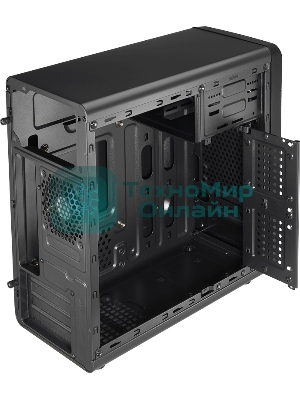 Компьютерный корпус Aerocool/Formula Qs-180 черный без БП mATX 1x80мм 2xUSB 2.0 1xUSB 3.0 audio