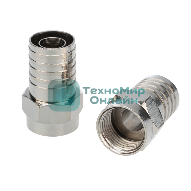 Разъем F Rexant RG-6, обжим