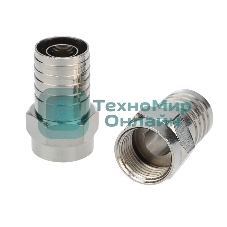 Разъем F Rexant RG-6, обжим