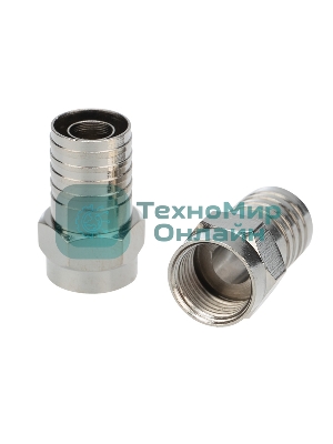 Разъем F Rexant RG-6, обжим