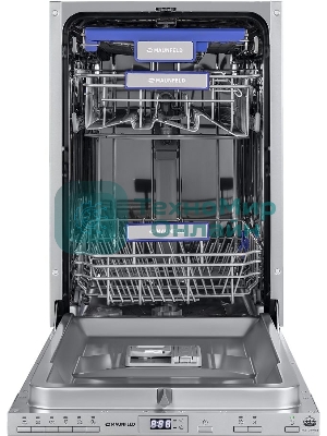 Встраиваемая посудомоечная машина Maunfeld MLP-08PRO, серебристый, 44.8 см, 10 компл., 47 дБ, класс A++