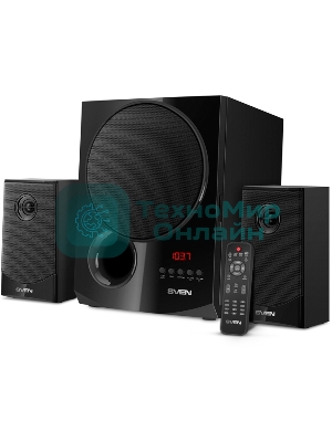 Акустическая система 2.1 SVEN MS-2080/70 Watt/~220V 50Hz/FM-тюнер, USB/SD, дисплей/BLUETOOTH/ПДУ/Black