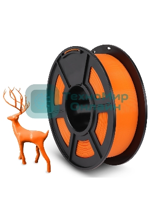 Филамент NVPrint PLA Orange для 3D печати диаметр 1.75мм длина 330 метров масса 1 кг