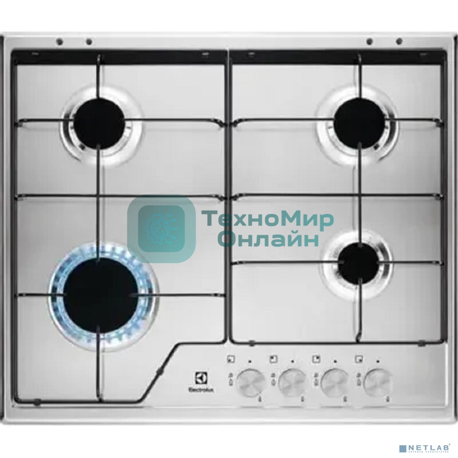 Газовая варочная панель Electrolux KGS6424SX нержавеющая сталь