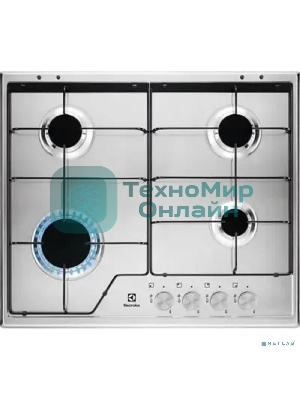 Газовая варочная панель Electrolux KGS6424SX нержавеющая сталь