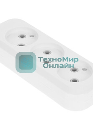 Удлинитель бытовой Smartbuy (SBE-10-3-1.5m-N) 3 гн х 1,5 м белый