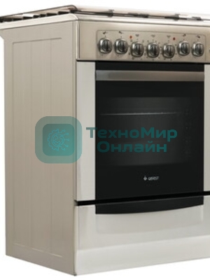 Плита комбинированная Gefest ПГЭ 6102-03 0027 серый, конфорок 4 шт, духовка 55 л, 60 см x 85 см x 60 см