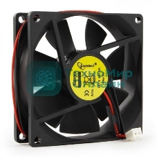 Вентилятор для корпуса Gembird FANPS черный, 80 мм, 2600 об/мин, 27 дБ, 2 pin