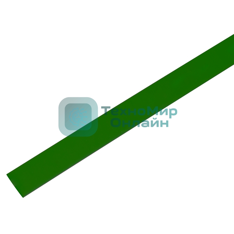 Термоусадочная трубка 8,0/4,0 мм, зеленая, упаковка 50 шт. по 1 м PROconnect