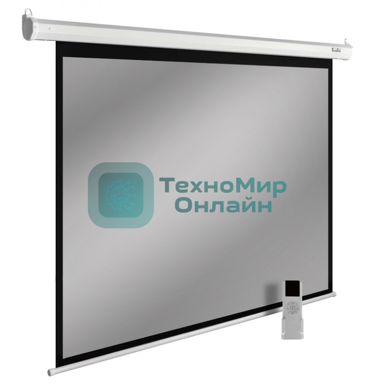 Экран Cactus 150x200 см SIlverMotoExpert CS-PSSME-200X150-WT 4:3 настенно-потолочный рулонный белый (моторизованный привод)