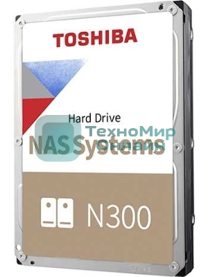 Жесткий диск Toshiba SATA-III 6Tb HDWG160EZSTA NAS N300 (7200rpm) 256Mb 3.5
