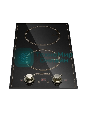 Индукционная варочная панель Maunfeld CVI292MBKBR, конфорок: 2 шт., стеклокерамика, независимая, черный