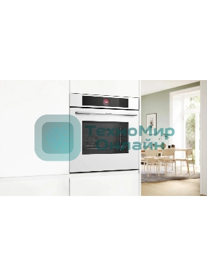 Встраиваемый духовой шкаф электрический Bosch Serie 8 HBG7341W1 белый
