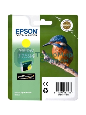 Картридж струйный Epson C13T15944010 желтый (850 стр) для Epson St Ph R2000