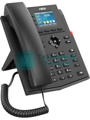 Телефон IP Fanvil X303-2 Wire черный