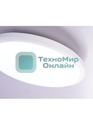 Потолочный светодиодный светильник Ambrella light FZ1230 WH белый IP44 22W 6400К D260*55 (Без ПДУ)
