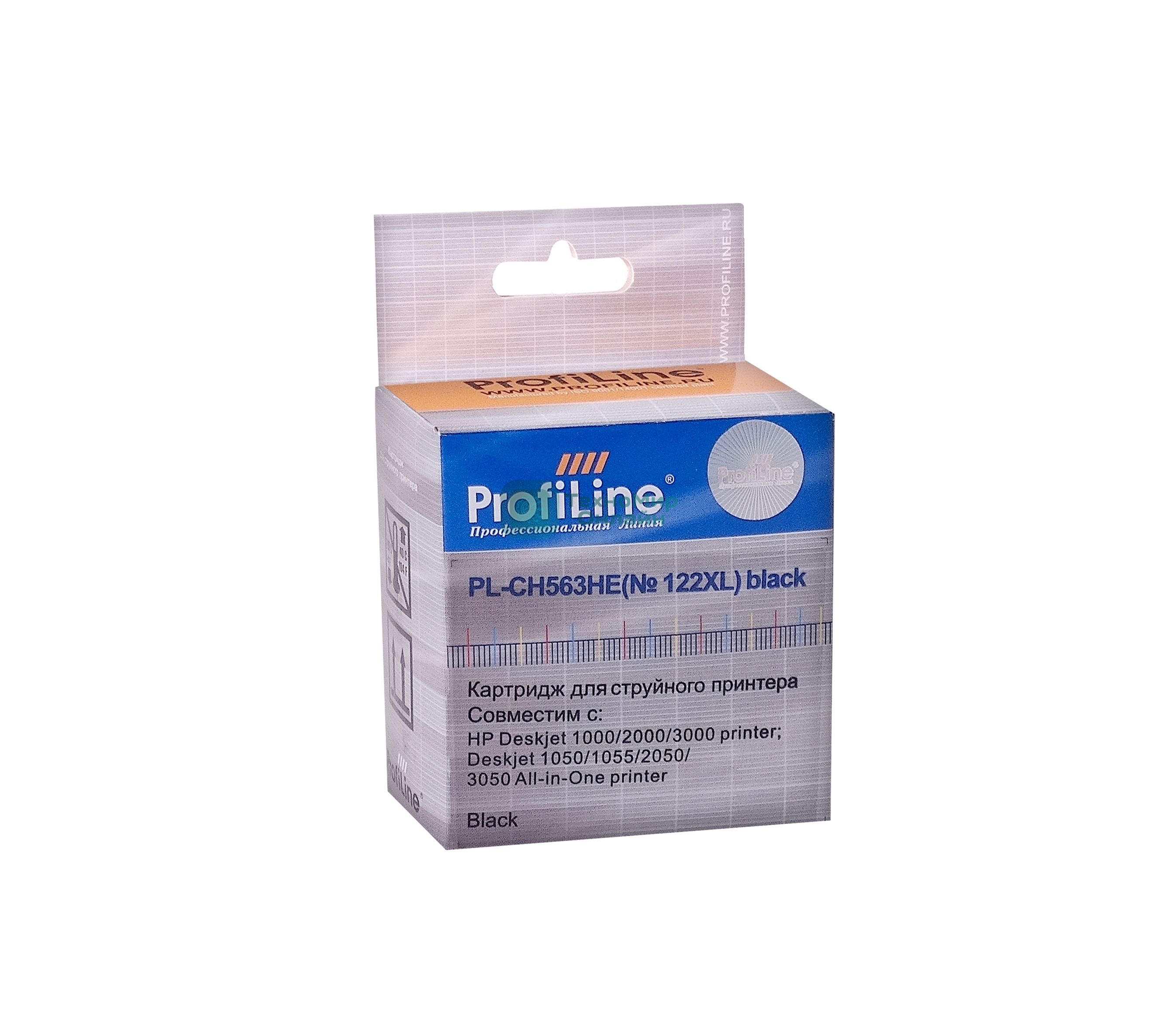 Картридж струйный ProfiLine PL-CH563HE №122XL для принтеров HP Deskjet 1000/1050/1055/1510/2000/2050/3000/3050 Black пигмент