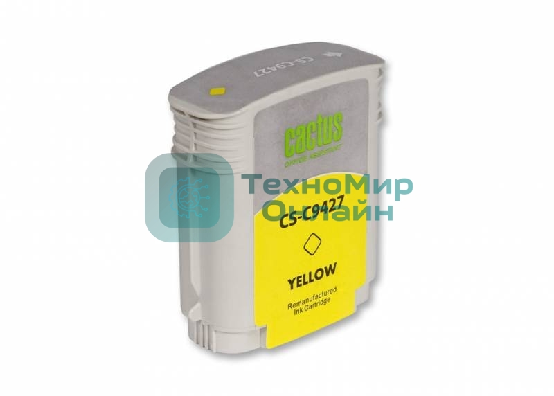 Картридж струйный Cactus CS-C9427 желтый для №85 HP DJ 30/130 (72мл)