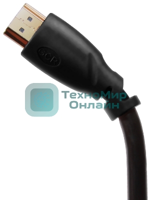 Кабель Greenconnect 1.5m HDMI 1.4, OD7.3мм, 30/30 AWG, позолоченные контакты, Ethernet 10.2 Гбит/с, 3D, 4K, экран Greenconnect Кабель 1.5m HDMI 1.4, OD7.3мм, 30/30 AWG, позолоченные контакты, Ethernet 10.2 Гбит/с, 3D, 4K, экран