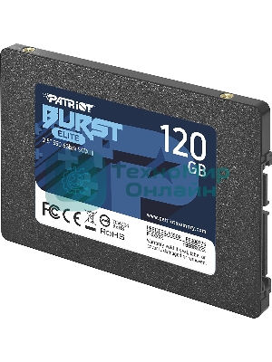 Накопитель SSD Patriot Burst Elite, 120Gb, SATA, 2.5