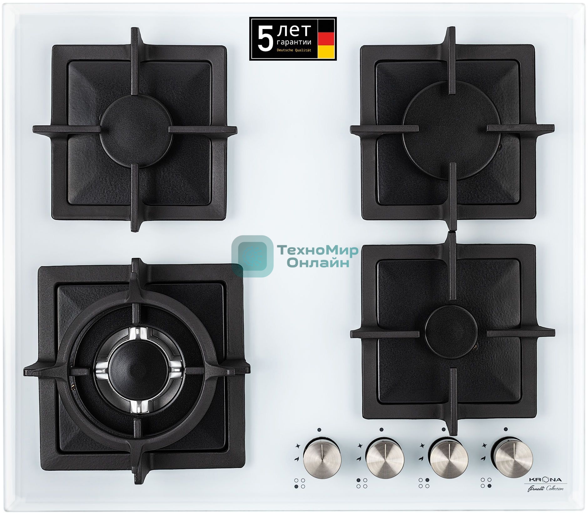 Газовая варочная панель Krona CALORE 60 WH