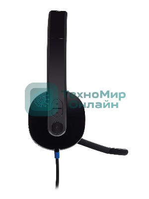 Гарнитура Logitech USB Headset H540 чёрный, проводная, USB