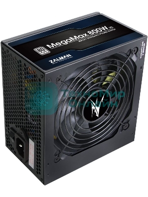 Блок питания Zalman MegaMax 800W RTL (ZM800-TXII V2), 800Вт, 80 PLUS, 120мм, черный