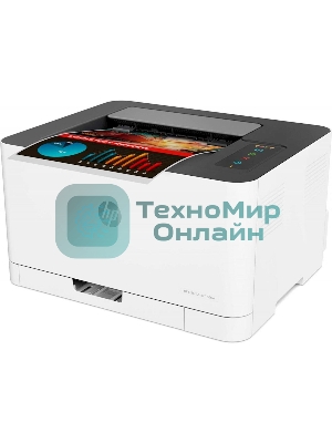 Принтер лазерный HP Color Laser 150nw (4ZB95A), A4, цветной, печ. до 18 стр/мин. (ч/б) до 4 стр/мин. (цвет), 600 x 600 dpi, USB, RJ-45, Wi-Fi, Air Print, Mopria