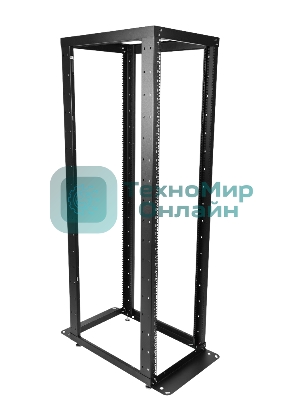 Стойка телекоммуникационная серверная 42U, глубина 750 мм, черный