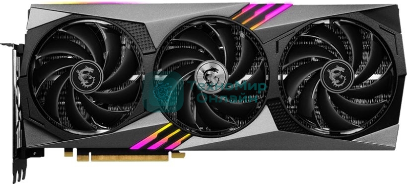 Видеокарта MSI RTX4070Ti GAMING X TRIO 12G GDDR6X 2745/21000 HDMIx1 DPx3 HDCP Ret
