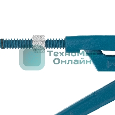 Ключ трубный рычажный Сибртех, 330x25 мм,с изогнутыми губками