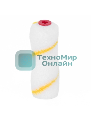 Мини-валик сменный MTX для среднегладких поверх. синтет, 100мм ворс12мм D16мм Dруч.6мм, полиакр.