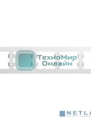 Рамка 5-м Glossa горизонт. бел. SchE GSL000105