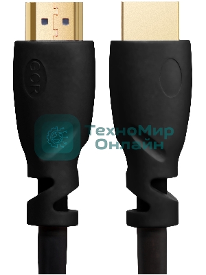 Кабель Greenconnect 1.5m HDMI 1.4, OD7.3мм, 30/30 AWG, позолоченные контакты, Ethernet 10.2 Гбит/с, 3D, 4K, экран Greenconnect Кабель 1.5m HDMI 1.4, OD7.3мм, 30/30 AWG, позолоченные контакты, Ethernet 10.2 Гбит/с, 3D, 4K, экран