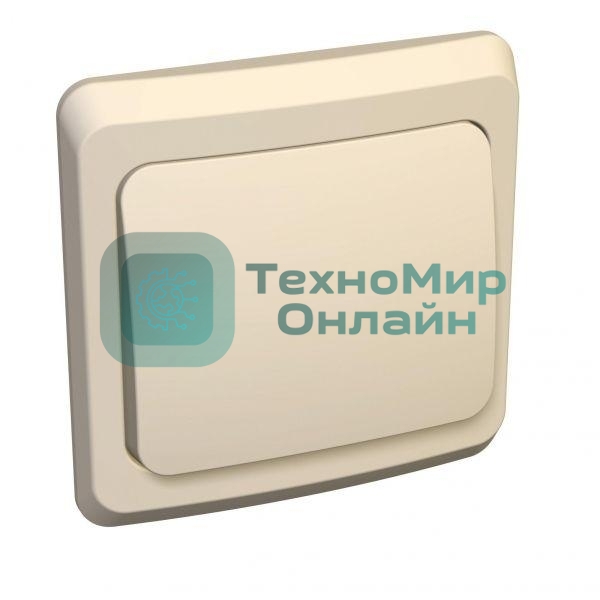 Выключатель 1-кл. СП Этюд 10А IP20 крем. SchE BC10-001K