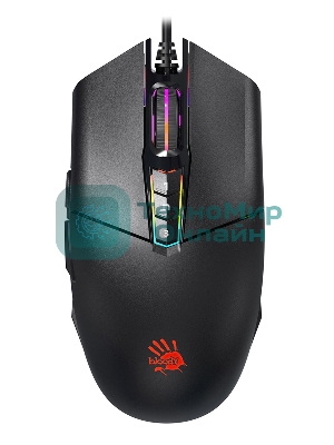 Мышь проводная A4Tech Bloody P91s черный, 8000 dpi, USB, кнопки - 8