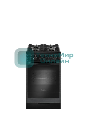Плита газовая Gefest ПГ 5500-02 0115 черный, конфорок 4 шт, духовка 52 л, 50 см x 85 см x 58.5 см
