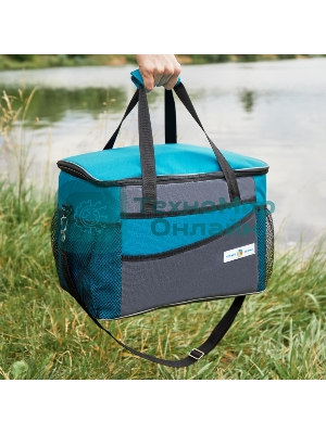 Сумка-холодильник ЧЕТЫРЕ СЕЗОНА 80-0284 объемом 20 л. (2 слоя утепления)